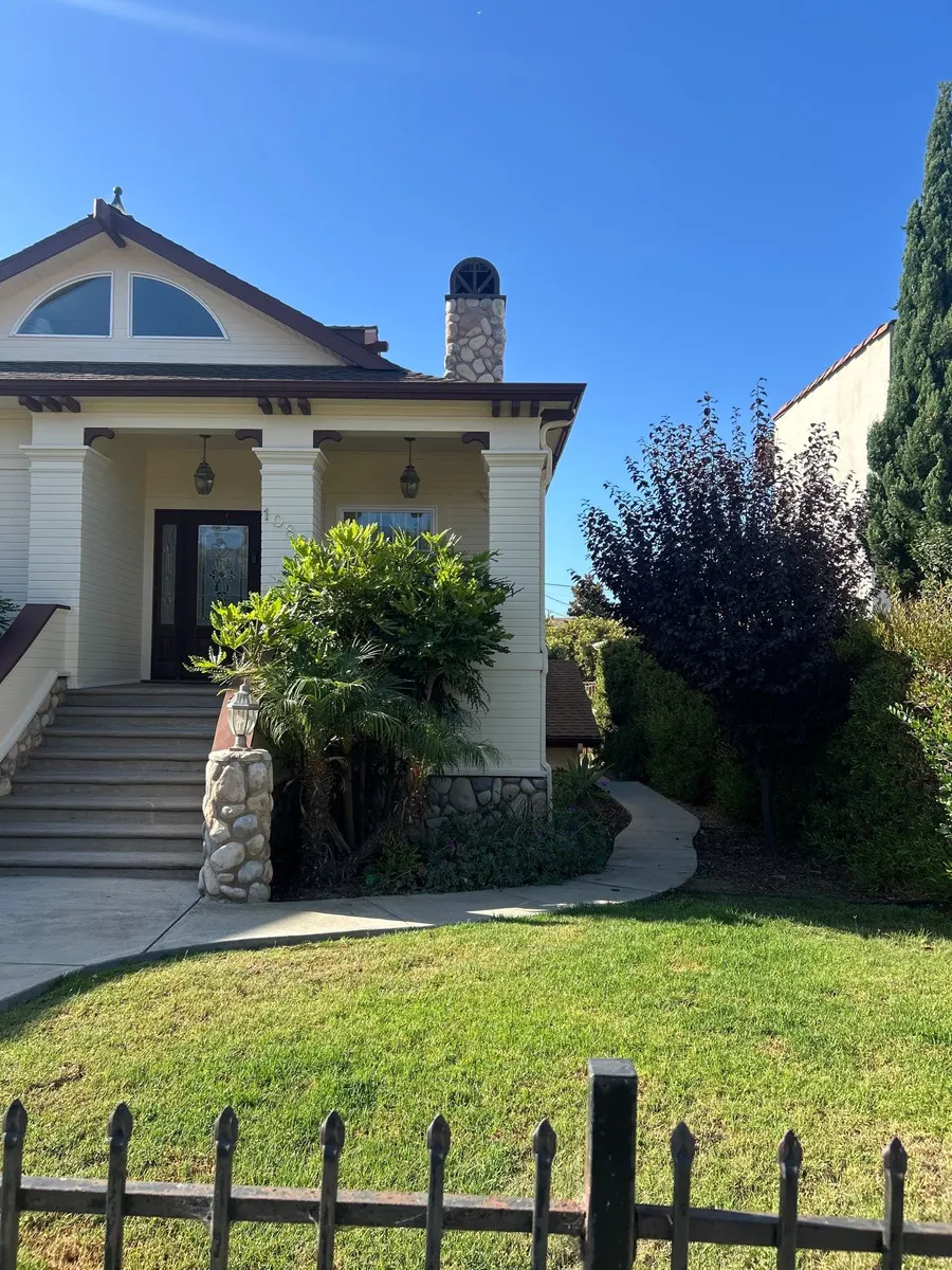 Finished work at a repainted home and rebuilt deck in Ventura